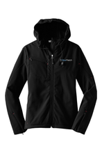 Load image into Gallery viewer, Port Authority Ladies Textured Hooded Soft Shell Jacket