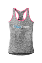 Load image into Gallery viewer, Sport-Tek Ladies PosiCharge Electric Heather Racerback Tank