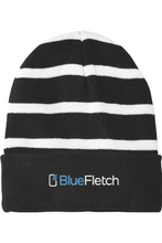 Load image into Gallery viewer, Sport-Tek Striped Beanie with Solid Band