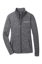 Load image into Gallery viewer, Port Authority Ladies Digi Stripe Fleece Jacket