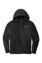 Load image into Gallery viewer, Sport-Tek PosiCharge Tri-Blend Wicking Fleece Full-Zip Hooded Jacket