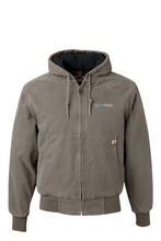 Load image into Gallery viewer, Dri Duck Cheyenne Boulder Cloth Hooded Jacket with Tricot Quilt Lining