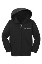 Load image into Gallery viewer, Toddler Port & Company Core Fleece Full-Zip Hooded Sweatshirt