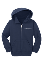 Load image into Gallery viewer, Toddler Port & Company Core Fleece Full-Zip Hooded Sweatshirt