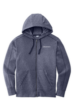 Load image into Gallery viewer, Sport-Tek PosiCharge Tri-Blend Wicking Fleece Full-Zip Hooded Jacket