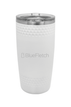 Load image into Gallery viewer, 20 oz. Golf Tumbler with Dimples and Clear Slider Lid
