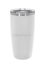 Load image into Gallery viewer, 20 oz. Golf Tumbler with Dimples and Clear Slider Lid
