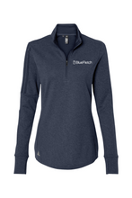 Load image into Gallery viewer, Adidas Women's 3-Stripes Quarter-Zip Sweater
