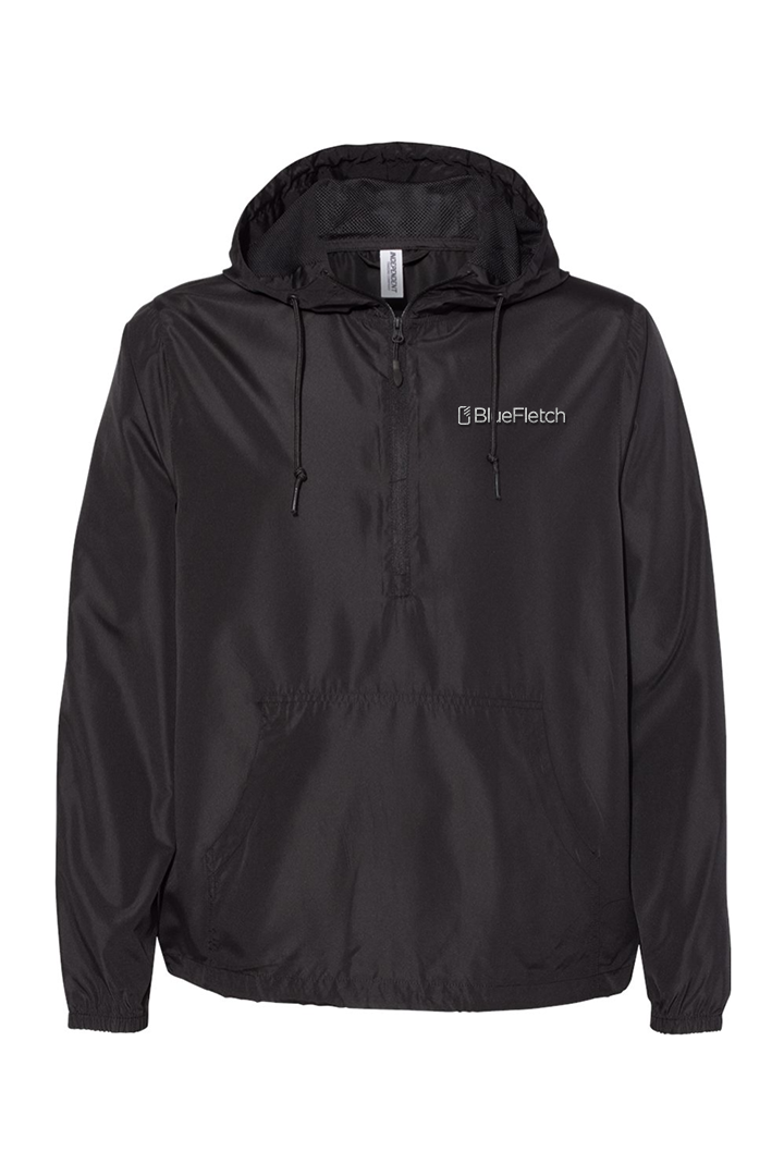 Independent Trading Co. Unisex Lightweight Quarter-Zip Windbreaker Pullover Jacket