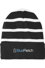 Load image into Gallery viewer, Sport-Tek Striped Beanie with Solid Band
