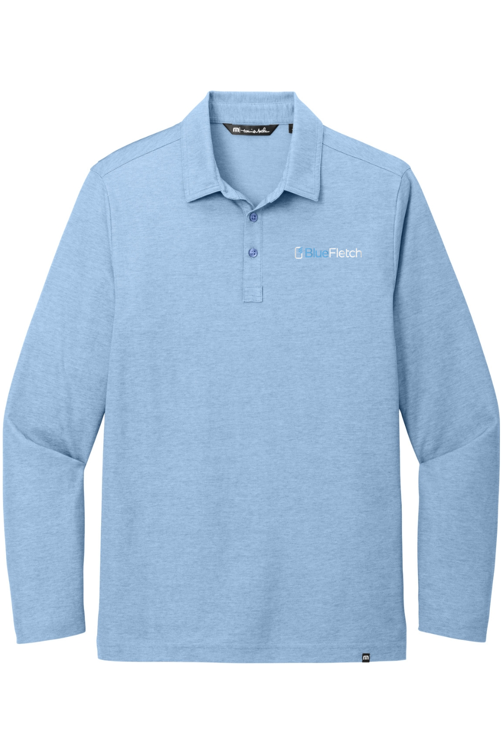 TravisMathew Oceanside Heather Long Sleeve Polo