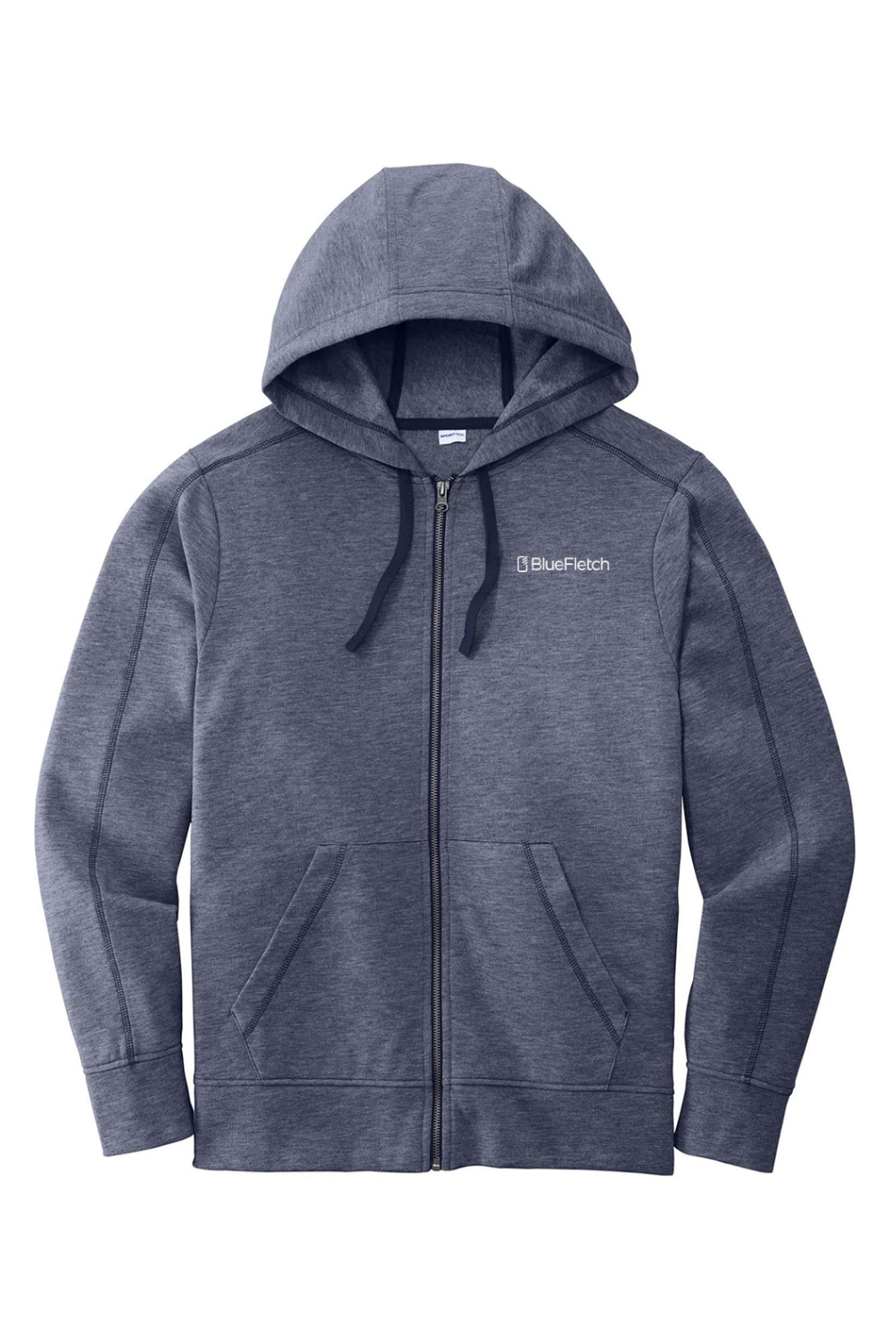 Sport-Tek PosiCharge Tri-Blend Wicking Fleece Full-Zip Hooded Jacket